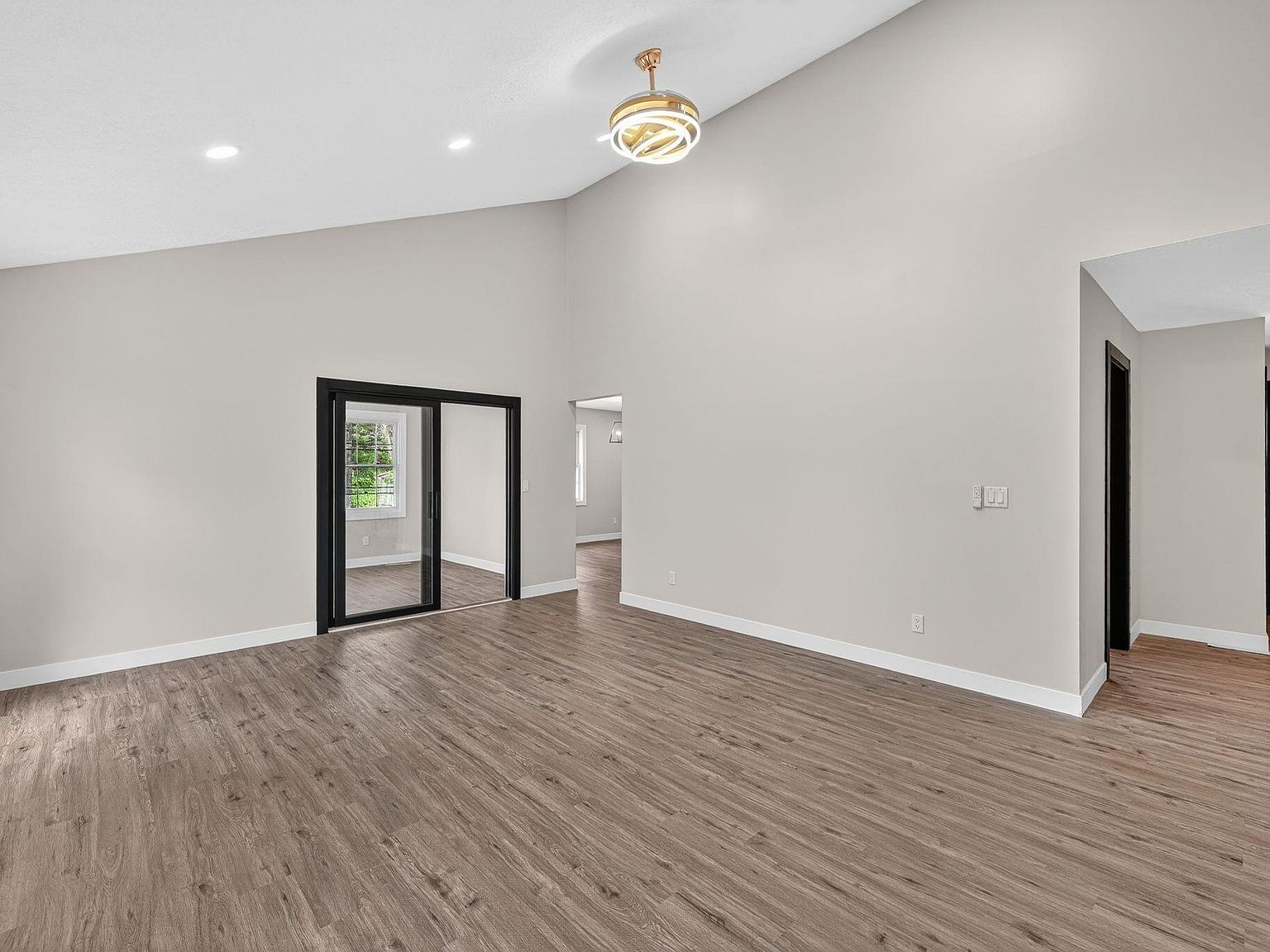 Full home renovation living room in Granger, Indiana