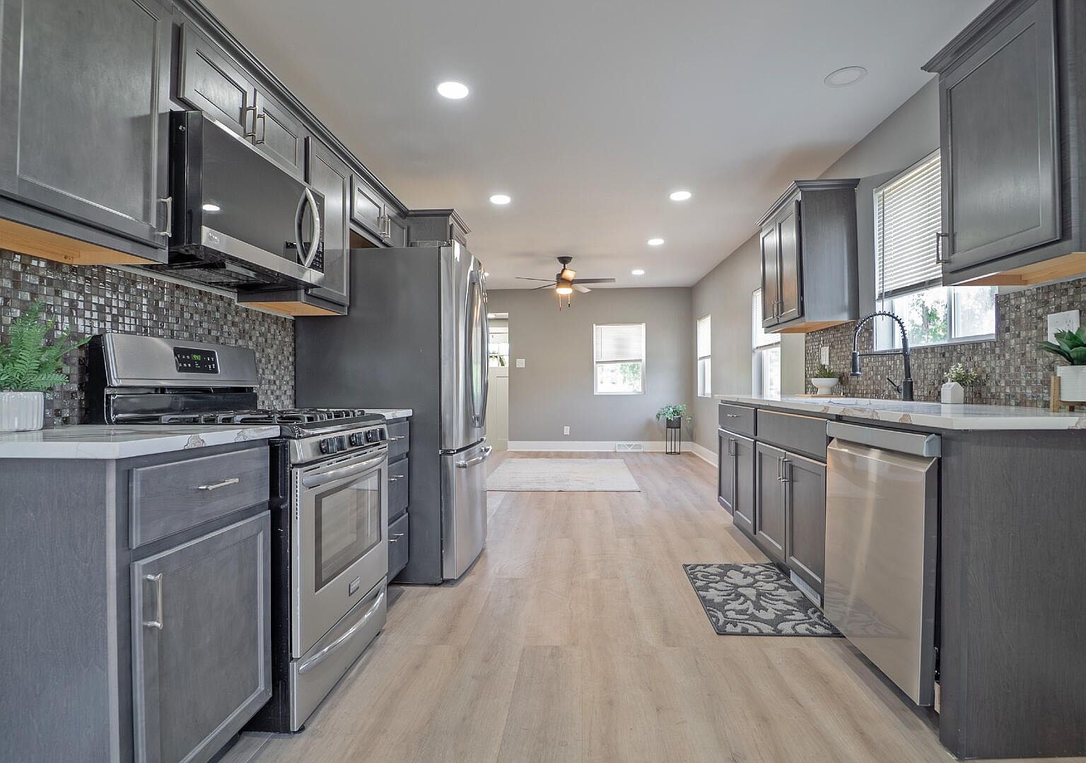 Whole home remodel kitchen